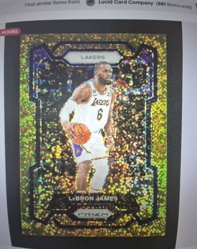 2023-24 Panini Prizm #6 LeBron James — front