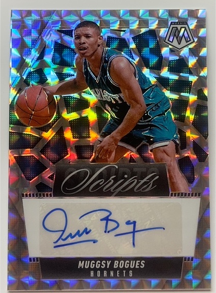 2024 Panini Mosaic #MS-MUG Muggsy Bogues Scripts Auto — front
