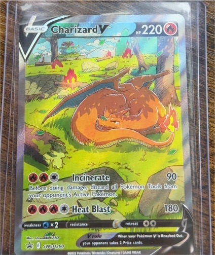 2022 Pokémon Sword & Shield #SWSH260 Charizard V — front