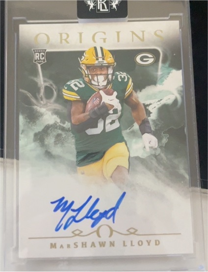 2024 Panini Origins #RAU-MLL MarShawn Lloyd Rookie Autographs — front