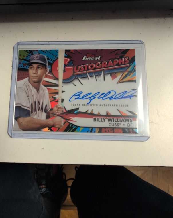 2025 Topps Finest Gustographs Billy Williams — front