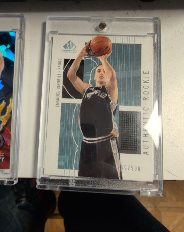 2002 SP Game Used #188 Emanuel Ginobili — front