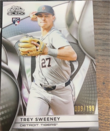 2025 Topps Chrome Black #28 Trey Sweeney — front