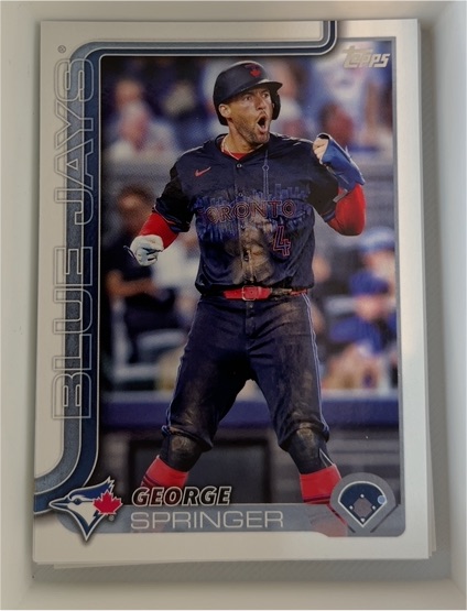 2025 Topps Series 1 #82 George Springer — front