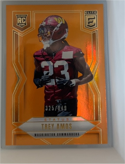 2025 Panini Donruss Elite #169 Trey Amos — front