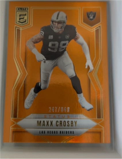 2025 Donruss Elite #247 Maxx Crosby — front