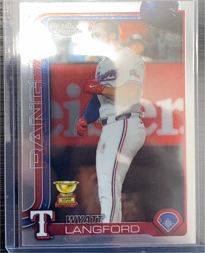 2025 Topps Chrome #68 Wyatt Langford — front