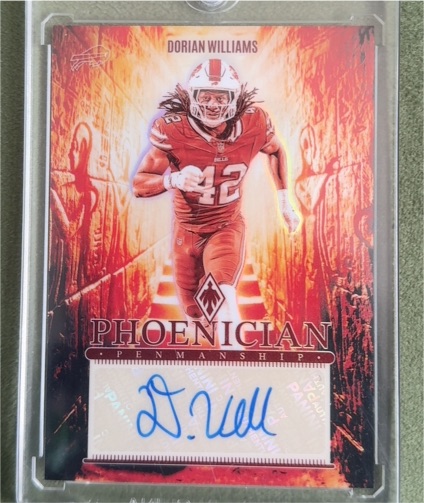 2024 Panini Phoenix #PP-DWS Dorian Williams Phoenician Penmanship — front