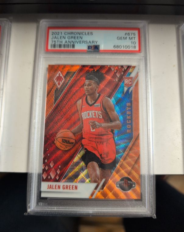 2021 Chronicles #675 Jalen Green 75th Anniversary — front