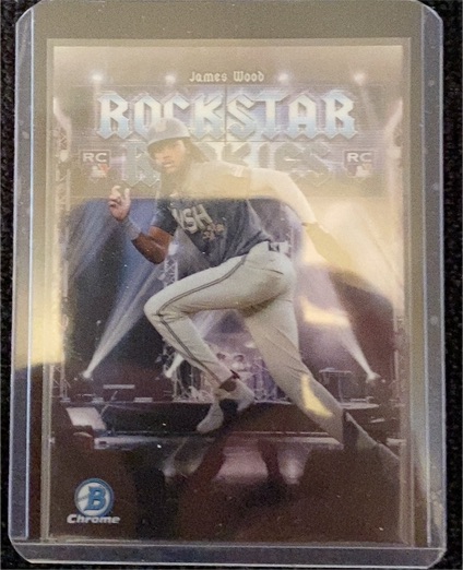 2025 Bowman #RR-11 James Wood Rockstar Rookies — front