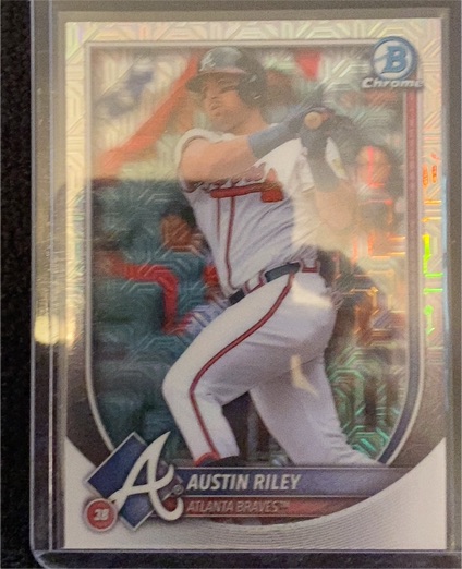 2025 Bowman Chrome #25 Austin Riley — front