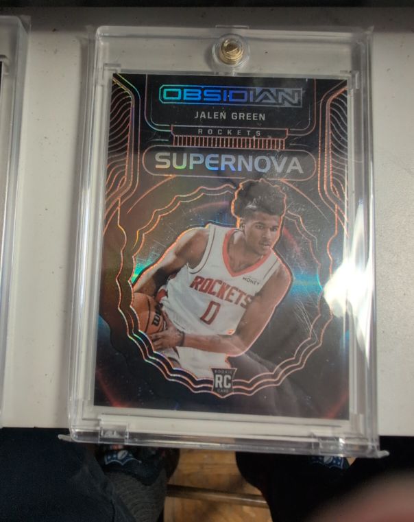 2021 Panini Obsidian #10 Jalen Green Supernova — front