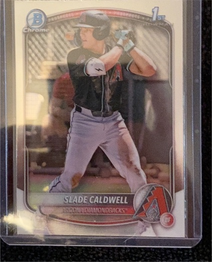 2025 Bowman Chrome Prospects #BCP-21 Slade Caldwell — front