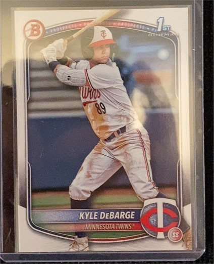 2025 Bowman #BP-139 Kyle DeBarge — front