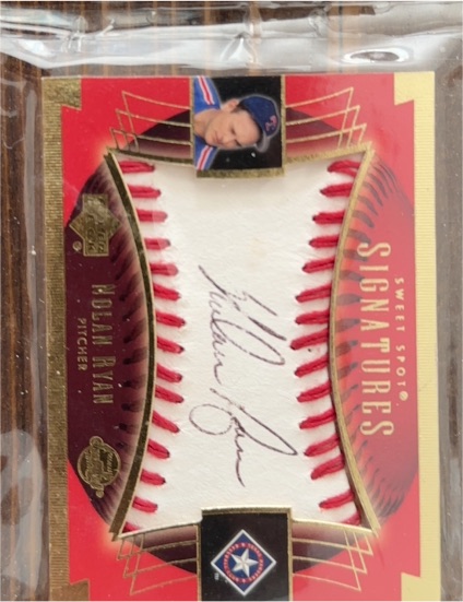 2003 Upper Deck Sweet Spot Signatures Nolan Ryan — front