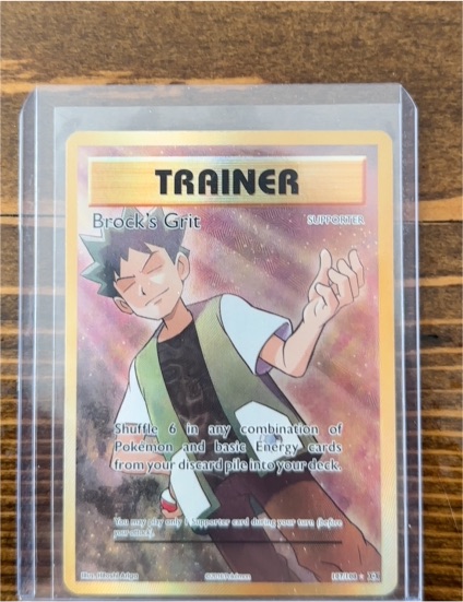 2016 Pokémon XY Evolutions #107 Brock's Grit — front