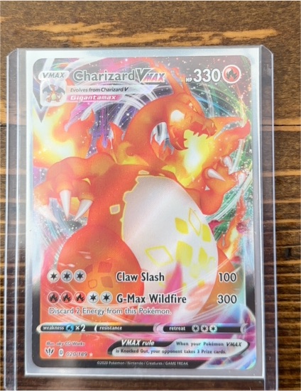 2020 Pokémon Sword & Shield Darkness Ablaze #20 Charizard VMAX — front