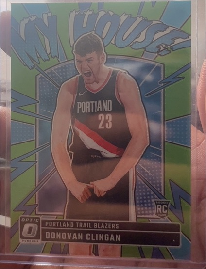 2024-25 Panini Donruss Optic My House #1 Donovan Clingan — front