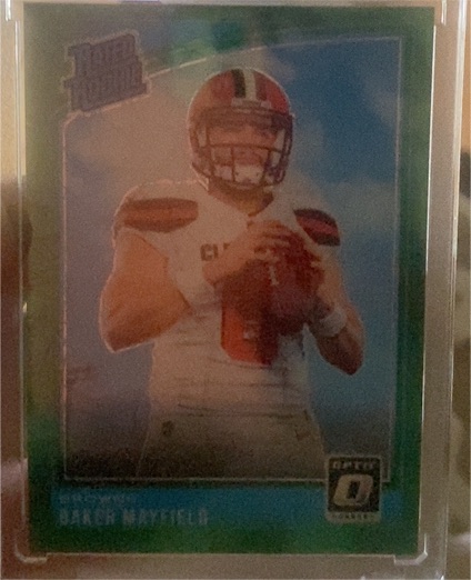 2018 Donruss Optic #153 Baker Mayfield — front