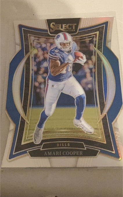 2024 Panini Select Concourse Silver Prizm Die-Cut #5 Amari Cooper Buffalo Bills — front