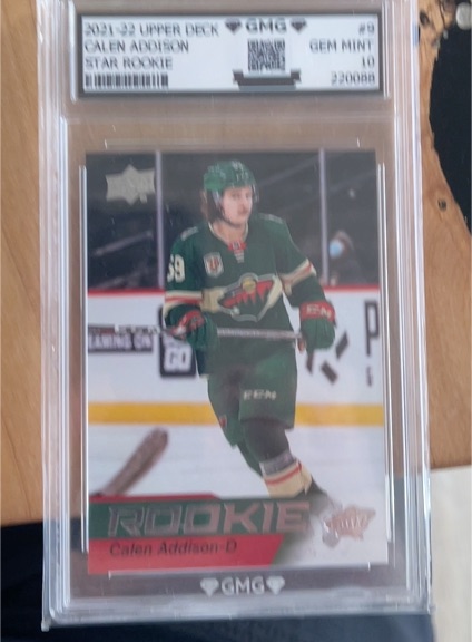 2021-22 Upper Deck NHL Star Rookies #9 Calen Addison — front