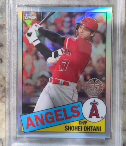 2020 Topps Chrome #85TC-7 Shohei Ohtani 1985 Topps Baseball — front