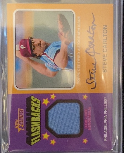 2007 Topps Heritage Flashbacks Steve Carlton — front