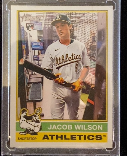 2025 Topps Heritage #15 Jacob Wilson — front