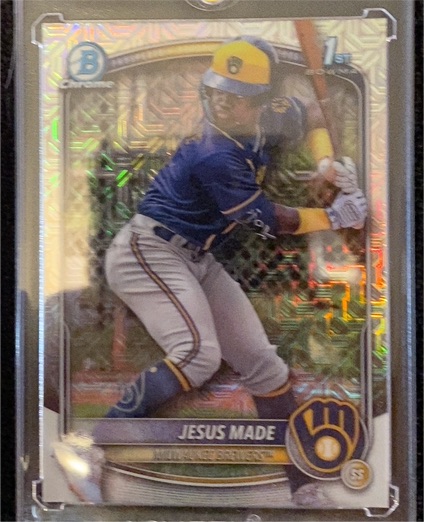 2025 Bowman Chrome #BCP-50 Jesus Made — front