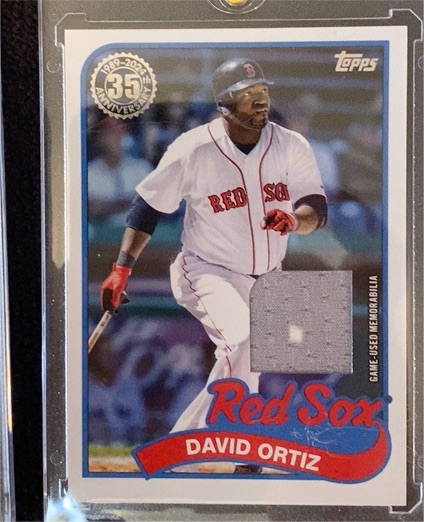 2024 Topps Update 1989 Topps Baseball Relic #89RU-DO David Ortiz — front