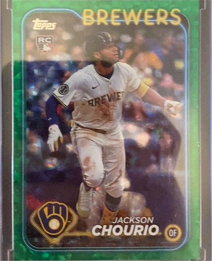 2024 Topps Update #US240 Jackson Chourio — front