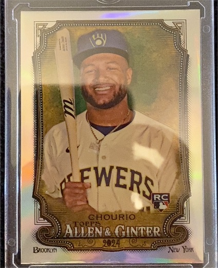 2024 Topps Allen & Ginter #276 Jackson Chourio — front