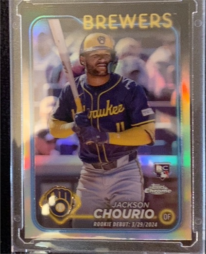 2024 Topps Chrome Update #USC30 Jackson Chourio — front