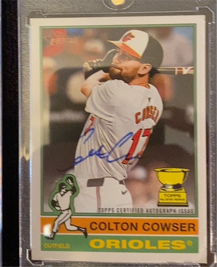 2025 Topps Heritage #ROA-CC Colton Cowser — front