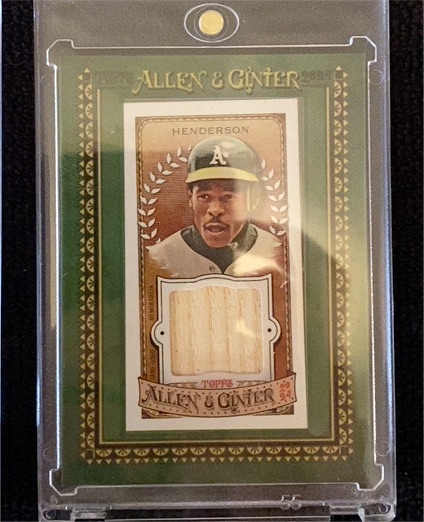 2024 Topps Allen & Ginter #MFR-RHE Rickey Henderson — front