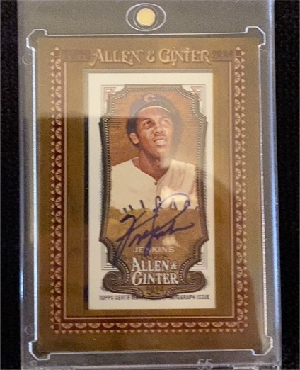 2024 Topps Allen & Ginter Mini Framed Autograph #MA-FJ Fergie Jenkins — front
