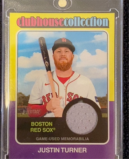 2024 Topps Heritage Clubhouse Collection #CCR-JT Justin Turner — front
