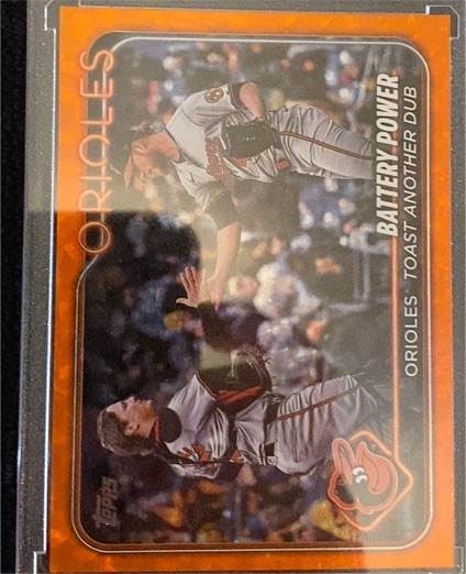 2024 Topps Update #US44 Battery Power Adley Rutschman / Craig Kimbrel — front