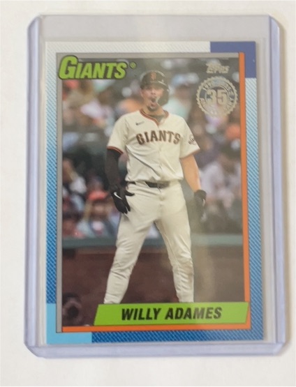 2025 Topps Series 2 #90B2-38 Willy Adames 35th Anniversary San Francisco Giants — front