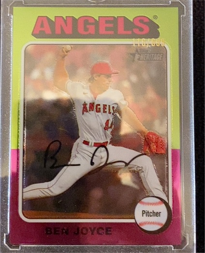 2024 Topps Heritage #456 Ben Joyce — front
