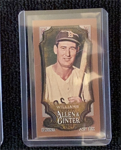 2024 Topps Allen & Ginter Mini #252 Ted Williams — front