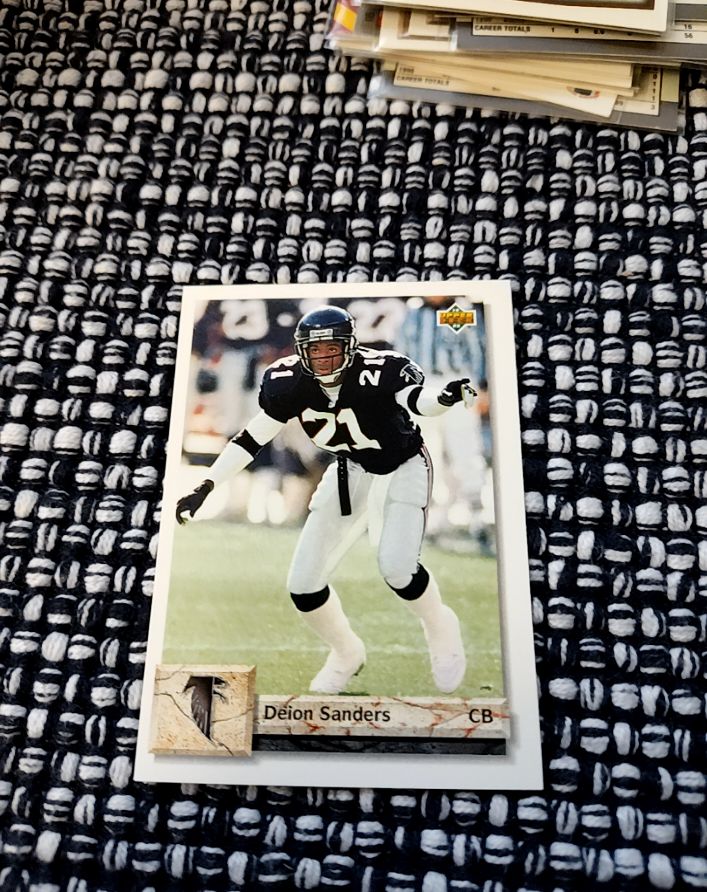 1992 Upper Deck #567 Deion Sanders — front