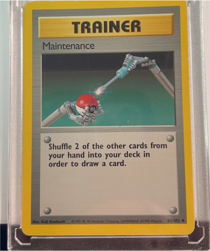 1999 Pokémon Base Set #83 Maintenance — front