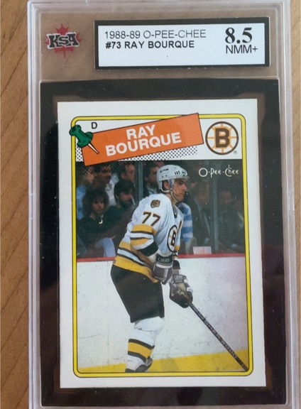 1988-89 O-Pee-Chee #73 Ray Bourque — front