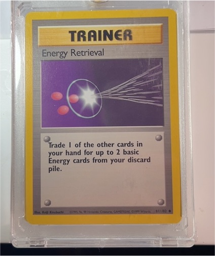 1999 Pokémon Base Set #81 Energy Retrieval — front