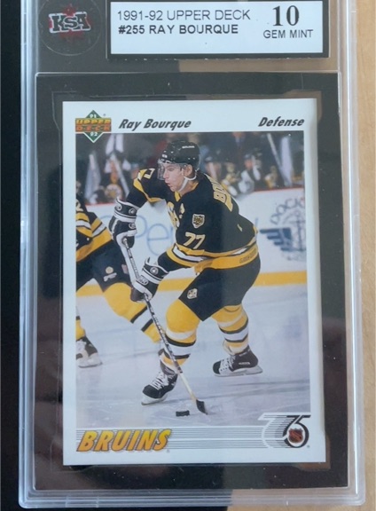 1991-92 Upper Deck #255 Ray Bourque — front