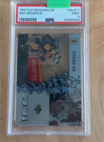 1997 U.D. McDonalds #McD17 Ray Bourque — front