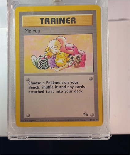 1999 Pokémon Fossil #58 Mr. Fuji — front