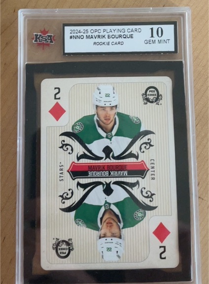 2024-25 O-Pee-Chee Playing Card #2 Diamonds Mavrik Bourque — front