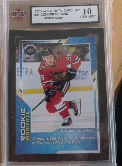 2024 Upper Deck National Hockey Card Day #NHCD-31 Connor Bedard — front